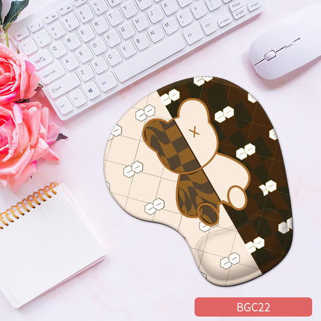 Silicone wrist mouse pad female comfortable computer soft non-slip hand rest pad thick non-slip wrist rest cute game pad - V.I.P Digital Presence