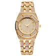 MISSFOX  2528 Silver Women's Watch Casual Dress Ladies Watch Fashion Waterproof Steel Quartz Wrist Watches For Women Valentines Gift - V.I.P Digital Presence