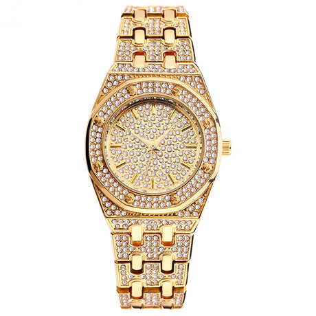 MISSFOX  2528 Silver Women's Watch Casual Dress Ladies Watch Fashion Waterproof Steel Quartz Wrist Watches For Women Valentines Gift - V.I.P Digital Presence