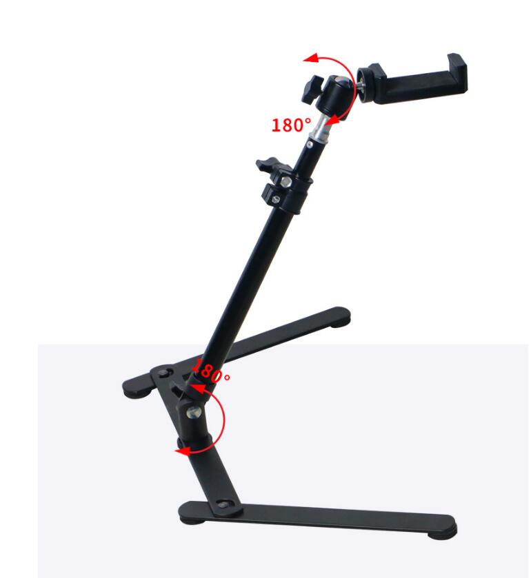 Video Youtube Lámpara de luz de anillo de relleno Live COOK 26CM Fotografía Iluminación Teléfono Anillo de luz Trípode Soporte Foto Led Selfie Bluetooth