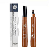 Four-Headed Bifurcated Eyebrow Pencil Simulation Wild Liquid Eyebrow Pencil Durable Waterproof Sweat-Proof And Easy To Color - V.I.P Digital Presence