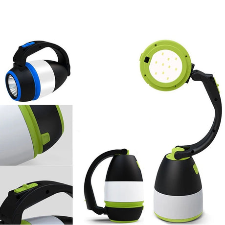 Multi-function LED USB Rechargeable Camping Light/ Lamp Outdoor Hiking Home 3 in1 Flashlight Table Desk Lamp Power Bank - V.I.P Digital Presence