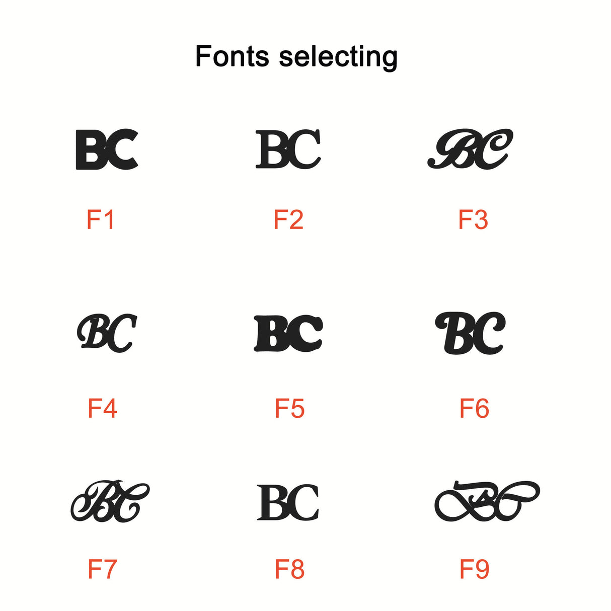 DIY custom French men's cufflinks with English letters cufflinks - V.I.P Digital Presence