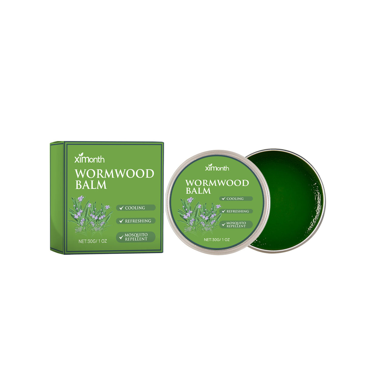 Wormwood Balm, Skin Anti-Bite And Itchy Treatment Cool Portable Solid Cream - V.I.P Digital Presence