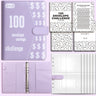 100 Envelope Challenge Binder Couples 100 Day Challenge Savings Savings Notebook - V.I.P Digital Presence
