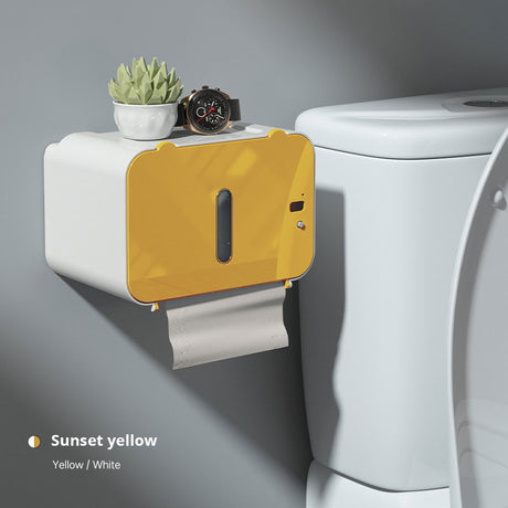 Toilet Tissue Box In The Living Room, Toilet, Induction Automatic Paper Output, No Punching, Waterproof Wall Hanging Paper Box - V.I.P Digital Presence