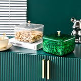 Home light luxury dustproof desktop multifunctional dried fruit storage box with cover - V.I.P Digital Presence