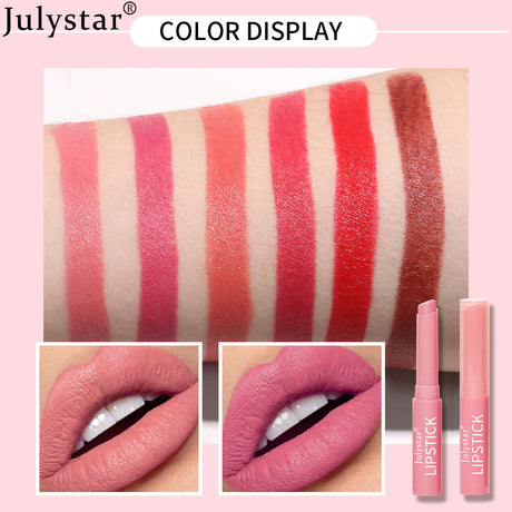 Durable Waterproof Non Stick Cup Genuine Six Color Lipstick Matte Velvet Foggy Lipstick - V.I.P Digital Presence