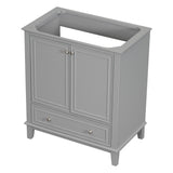30 inch bathroom vanity no sink  base only gray - V.I.P Digital Presence