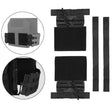 Tactical Vest Quick Release Buckle Set Single Point Molle Quick Removal Buckle Set with Hook and Loop Fastener for JPC CPC NCP X - V.I.P Digital Presence