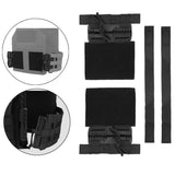 Tactical Vest Quick Release Buckle Set Single Point Molle Quick Removal Buckle Set with Hook and Loop Fastener for JPC CPC NCP X - V.I.P Digital Presence