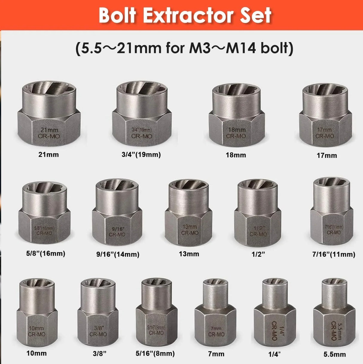 BoltGrip Extractor Set