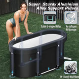 Portable multi-layer outdoor cold immersion bathtub for athletes' recovery, foldable for family use. - V.I.P Digital Presence