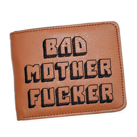Pulp Fiction Jules Wallet with zipper Coin Pocket Bad Mother Letters Boys Wallet Card Holder Vintage Gift Purse - V.I.P Digital Presence