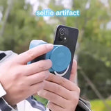 New mobile phone photo magnetic suction wireless charging stand Bluetooth Desktop lazy charging rack selfie stick - V.I.P Digital Presence