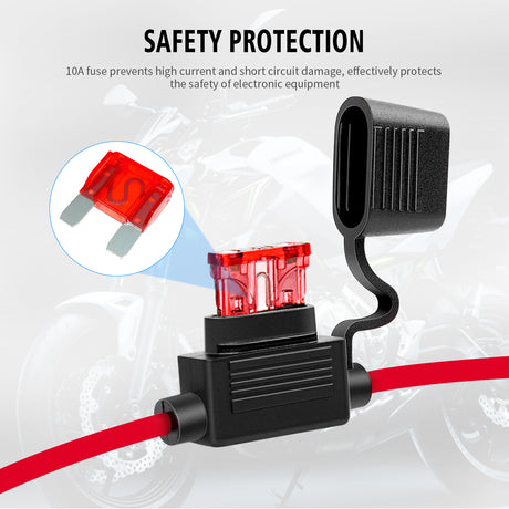 Double insurance SAE plug cable SAE to O-type terminal power cord O-type terminal connection line Photovoltaic extension cord - V.I.P Digital Presence