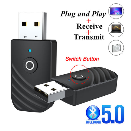 New 5.0 Bluetooth Audio Receiver Transmitter Three in One USB Adapter TV Computer Car SY319 - V.I.P Digital Presence