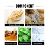 Ginseng Snail Essence, Brightening Skin Moisturizing And Repairing Dull Skin And Anti-wrinkle Essence