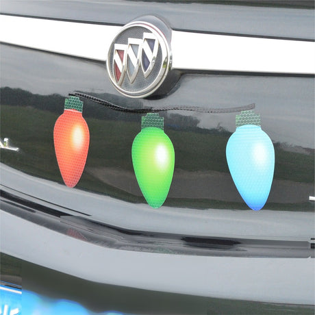 Reflective honeycomb lattice soft magnetic car sticker Easter Easter egg rabbit Santa Claus - V.I.P Digital Presence