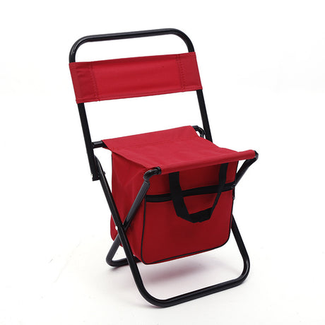 Outdoor Camping Folding Chair with Storage Backrest and Carrying Bag for Art Students' Sketching - V.I.P Digital Presence