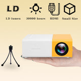 1pc Portable Movie Projector with WiFi, HDMI, USB, and iOS/Android Compatibility - Perfect for Meetings, Office, School, Team Bu - V.I.P Digital Presence