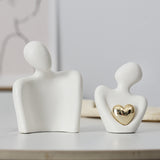 Creative couple figure decoration Newlywed home decoration Lover sculpture decoration figure desktop living room bookshelf decor - V.I.P Digital Presence
