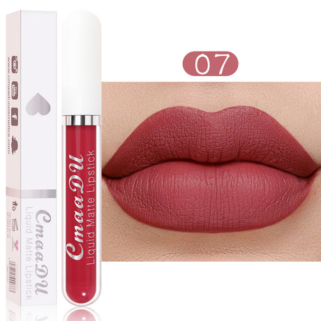 CmaaDu 18 Color Lipstick Matte Non-Stick Cup Waterproof Long Lasting Lip Gloss - V.I.P Digital Presence