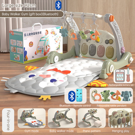 Kids Toys Hobbies Mat 4 IN 1 Baby Walker Gym Training Foldable Musical Paly Mats with Piano and Light - V.I.P Digital Presence