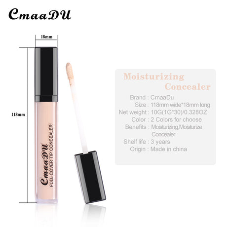 CmaaDU Concealer Concealer Pen Concealer Artifact Face Acne Marks Cover Acne Spots Dark Circles Natural Color - V.I.P Digital Presence