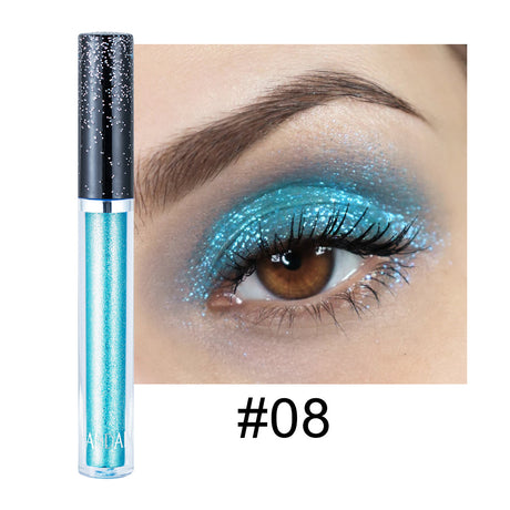 HANDAIYAN 12 Color Single Diamond Liquid Eye Shadow Psychedelic Pearly Shiny Eye Shadow Lying Silkworm Tear Makeup Eye Shadow Liquid - V.I.P Digital Presence