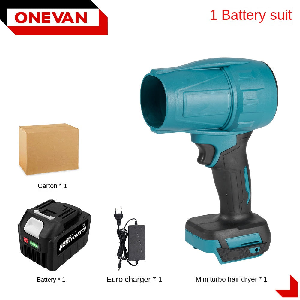 Brushless turbocharged storm blower and snow blower compatible with Makita battery 18V high power - V.I.P Digital Presence