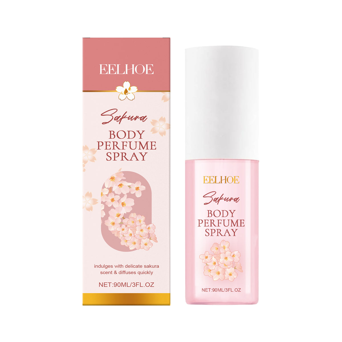 Cherry Blossom Body Perfume Spray Keeps Fragrance Fresh And Gentle Moisturizing Skin Moisturizing Spray - V.I.P Digital Presence