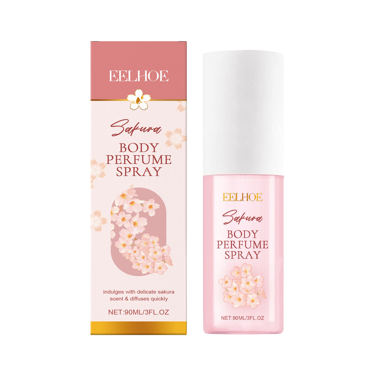 Cherry Blossom Body Perfume Spray Keeps Fragrance Fresh And Gentle Moisturizing Skin Moisturizing Spray - V.I.P Digital Presence