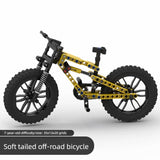 Off road soft tail bicycle assembly building block diamond frame front double suspension rear single suspension chain linkage - V.I.P Digital Presence