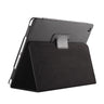 Funda con tapa automática para iPad 2, 3 y 4 de Apple, de piel sintética tipo lichi, con soporte inteligente y función atril.