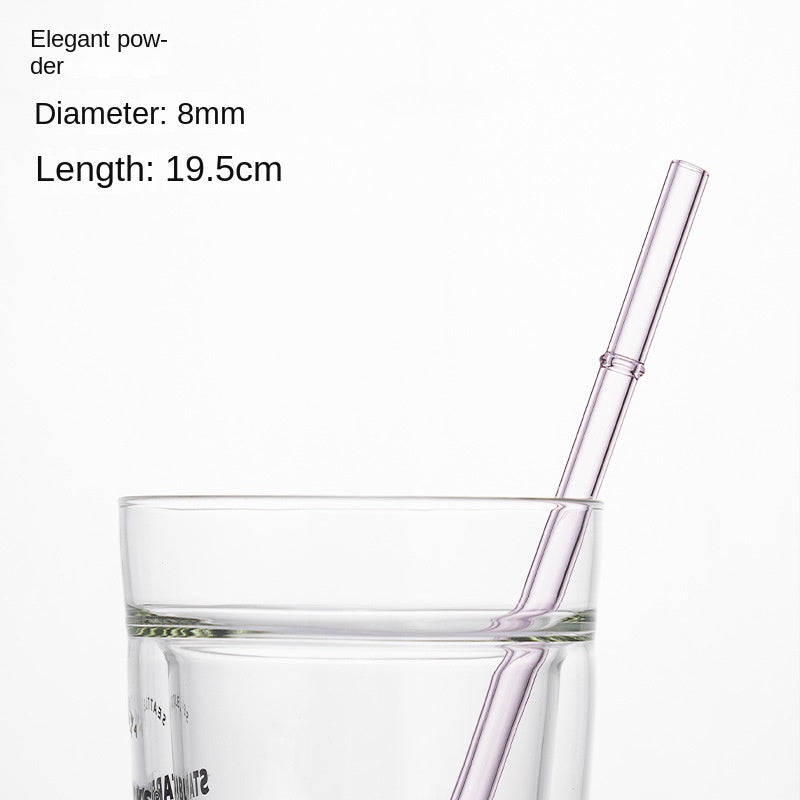 Eco-Friendly High Borosilicate Glass Straw Durable Heat-Resistant Starbucks Kids Straw 27cm Customized - V.I.P Digital Presence