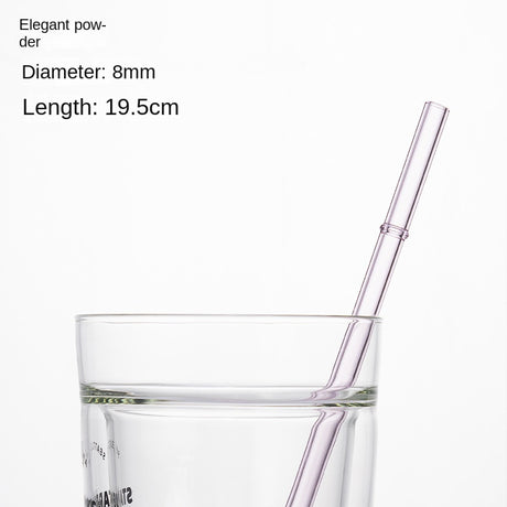 Eco-Friendly High Borosilicate Glass Straw Durable Heat-Resistant Starbucks Kids Straw 27cm Customized - V.I.P Digital Presence