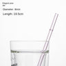 Eco-Friendly High Borosilicate Glass Straw Durable Heat-Resistant Starbucks Kids Straw 27cm Customized - V.I.P Digital Presence