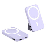 Estación de energía inalámbrica portátil de 10000 mAh y 22,5 W con logotipo personalizado, soporte de carga rápida, banco de energía magnético 