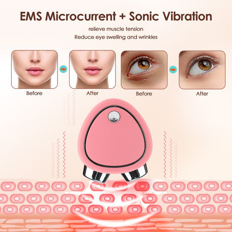 Microcurrent lifting face beauty instrument facial massager roller face thinning instrument firming face massager - V.I.P Digital Presence