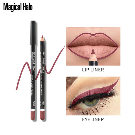 Magical Halo Easy To Color Lip Liner / Eyeliner 10 Colors Waterproof Lip Pencil That Lasts Makeup And Does Not Fade - V.I.P Digital Presence