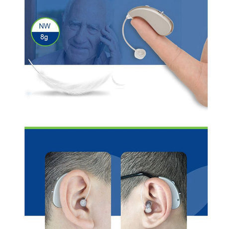 1Pair of Invisible Hearing Aids for Seniors with Sound Amplifier and Assistive Listening Earphones - V.I.P Digital Presence