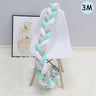 1Pcs 1M/2M/3M Baby Handmade Nodic Knot Newborn Bed Bumper Long Knotted Braid Pillow Baby Bed Bumper Knot Crib Infant Room Decor - V.I.P Digital Presence