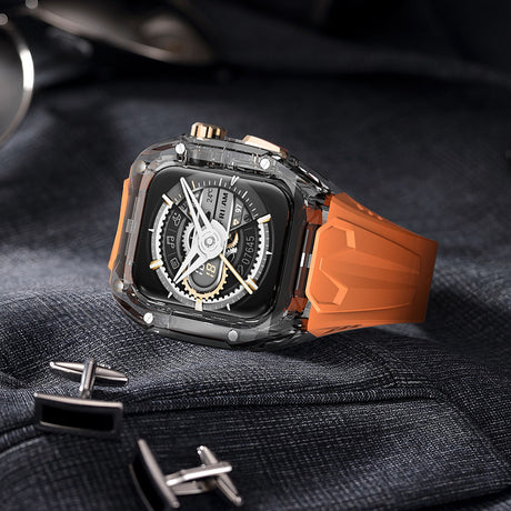 Suitable for Apple Watch triple proof design splicing high-quality silicone strap - V.I.P Digital Presence