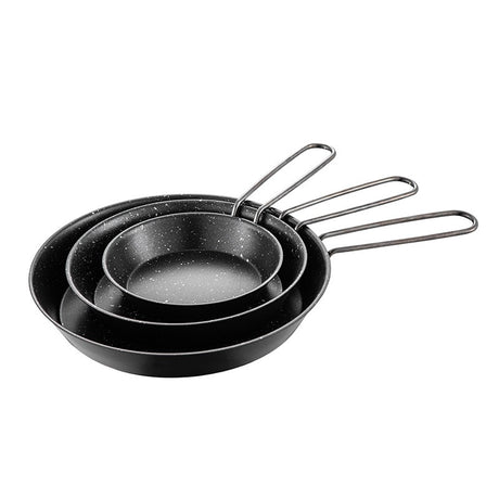 Stainless steel folding handle frying pan outdoor non stick folding fry pan frying pan - V.I.P Digital Presence
