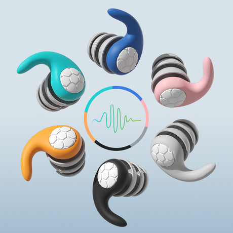 New soundproof and noise reducing earplugs silicone waterproof swimming dormitory noise filter hearing protection - V.I.P Digital Presence