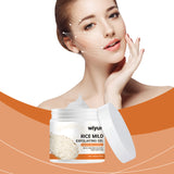 Rice Exfoliating Gel Gently Cleanses Face Body Skin Hydrating Moisturizing Refreshing Cleansing Gel
