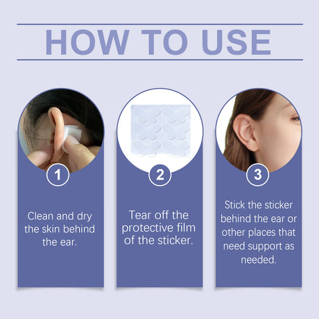 Butterfly Support Ear Stickers Invisible Comfortable Breathable Ear With Air And Face Small Support Decorative Ear Stickers - V.I.P Digital Presence