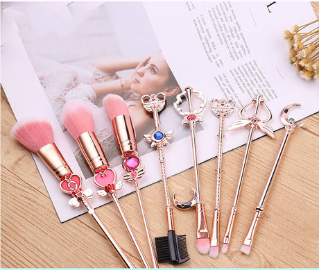 Sailor Moon Makeup Brush Tool Set Unicorn Wet and Wild Anime Peripheral Gifts - V.I.P Digital Presence