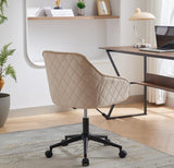 Velvet Office Desk Chair, Modern Home Desk Chair with Wheels , Vanity Chairs for Living Room, Bedroom,Study Room - V.I.P Digital Presence